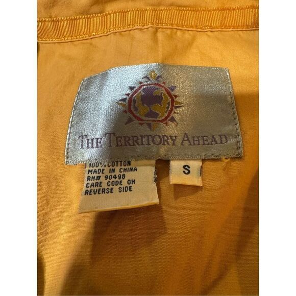 The territory ahead Long sleeve flap pockets button down shirt S - Picture 4 of 5